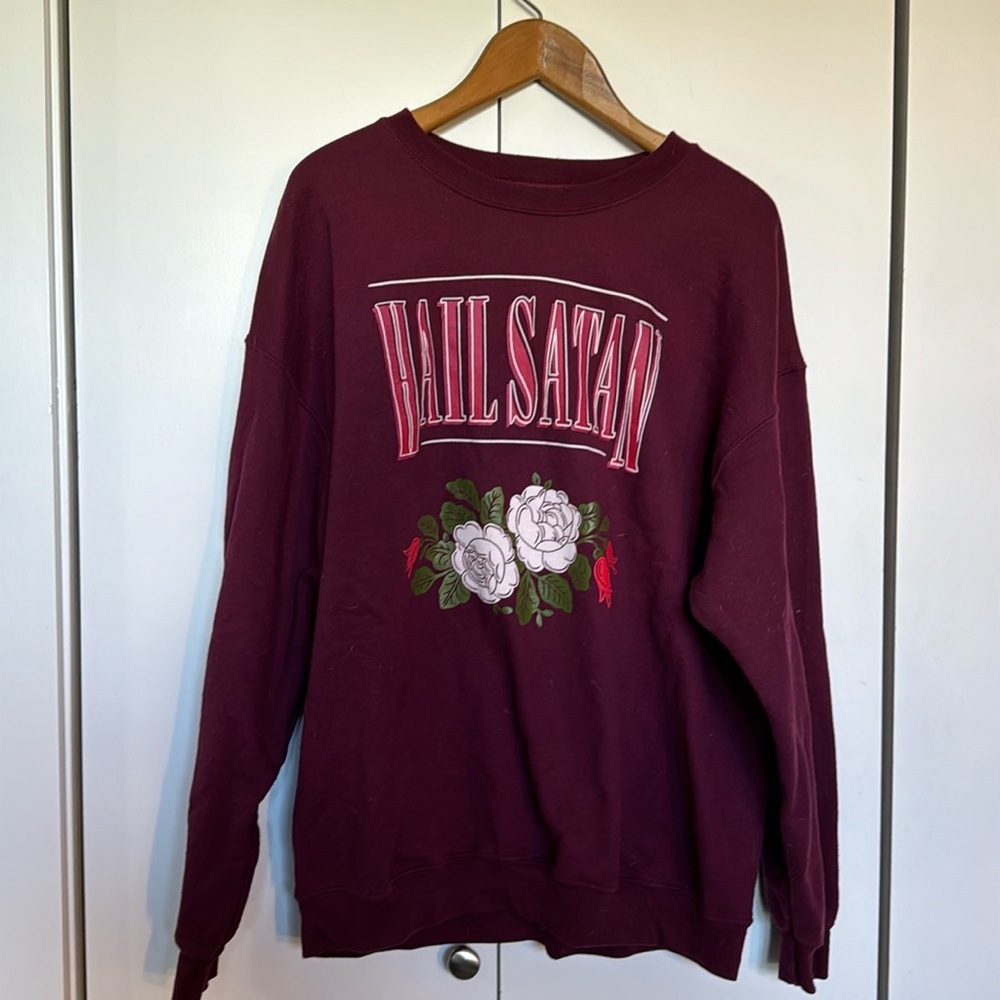 Hail Satan Unisex Crewneck Sweatshirt